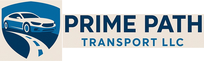 Prime Path Transport LLC logo with car.